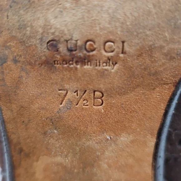 Gucci Brown Suede Women's Boots Size 7.5 - Picture 11 of 11